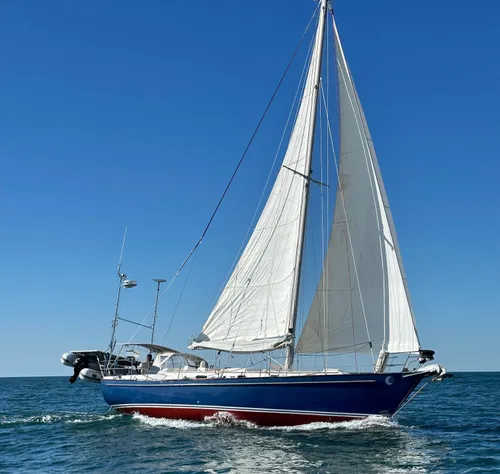 Half Moon under sail
